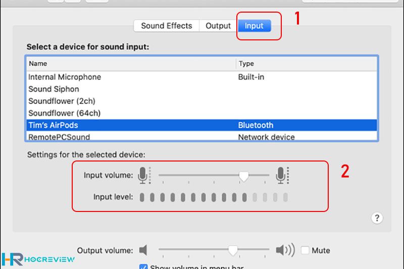 Cách khắc phục mic tai nghe không nói được trên máy Macbook