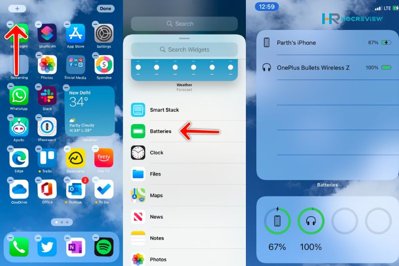 Kiểm tra pin tai nghe bluetooth trên iphone
