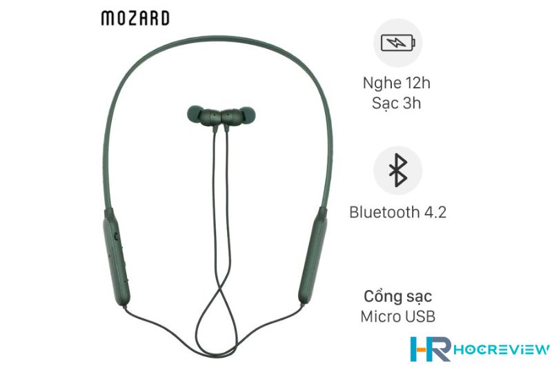 Tai nghe Bluetooth Mozard Z702 Xanh