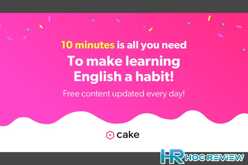 Cake - phần mềm học tiếng anh online