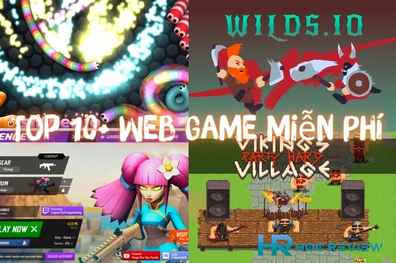 Top 10+ Web Game Miễn Phí Hay Chơi Cùng Bạn Bè