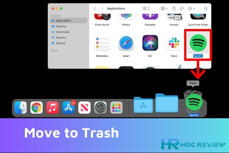 Move to Trash app macbook