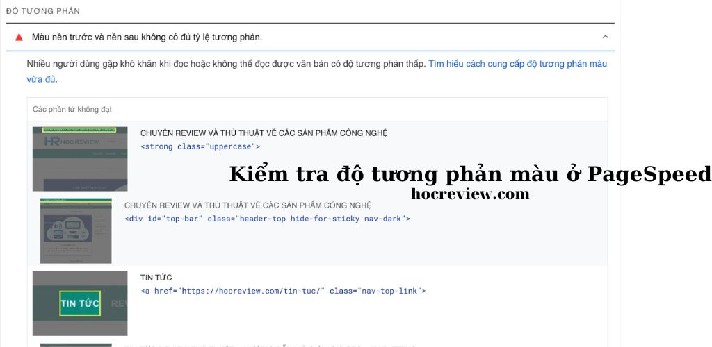 Độ tương phản màu