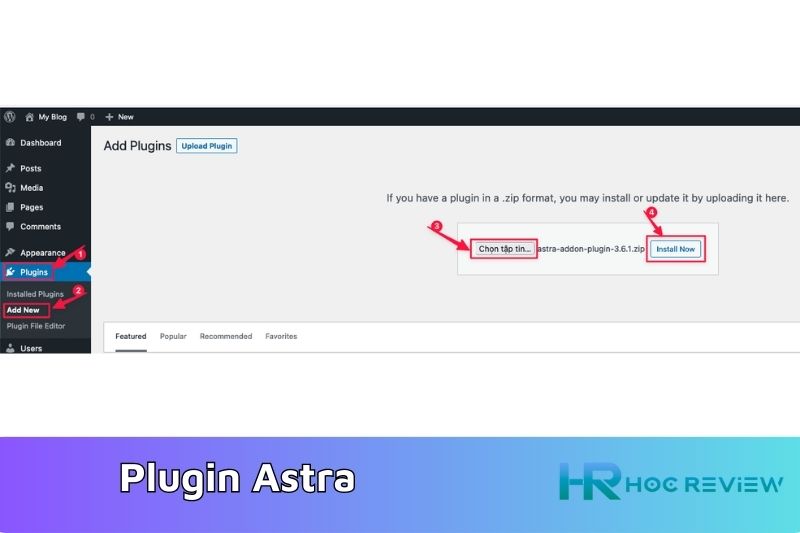 install plugin astra