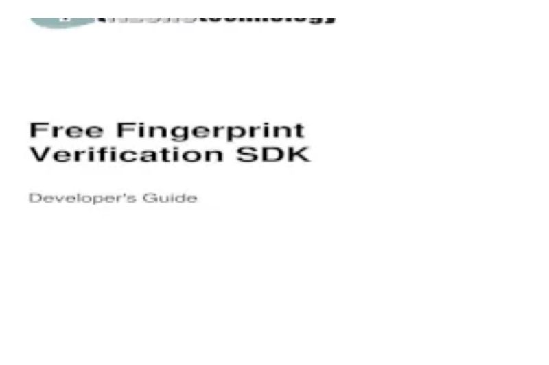 phan mem Free Fingerprint Verification SDK