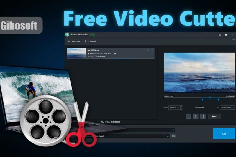 phan mem Gihosoft Free Video Cutter
