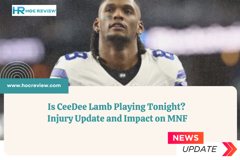 Is CeeDee Lamb Playing Tonight? Injury Update and Impact on MNF