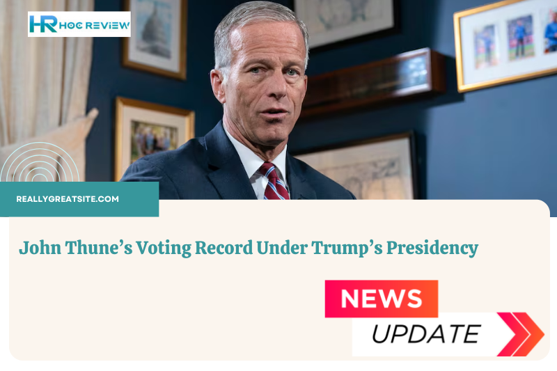 John Thune’s Voting Record Under Trump’s Presidency